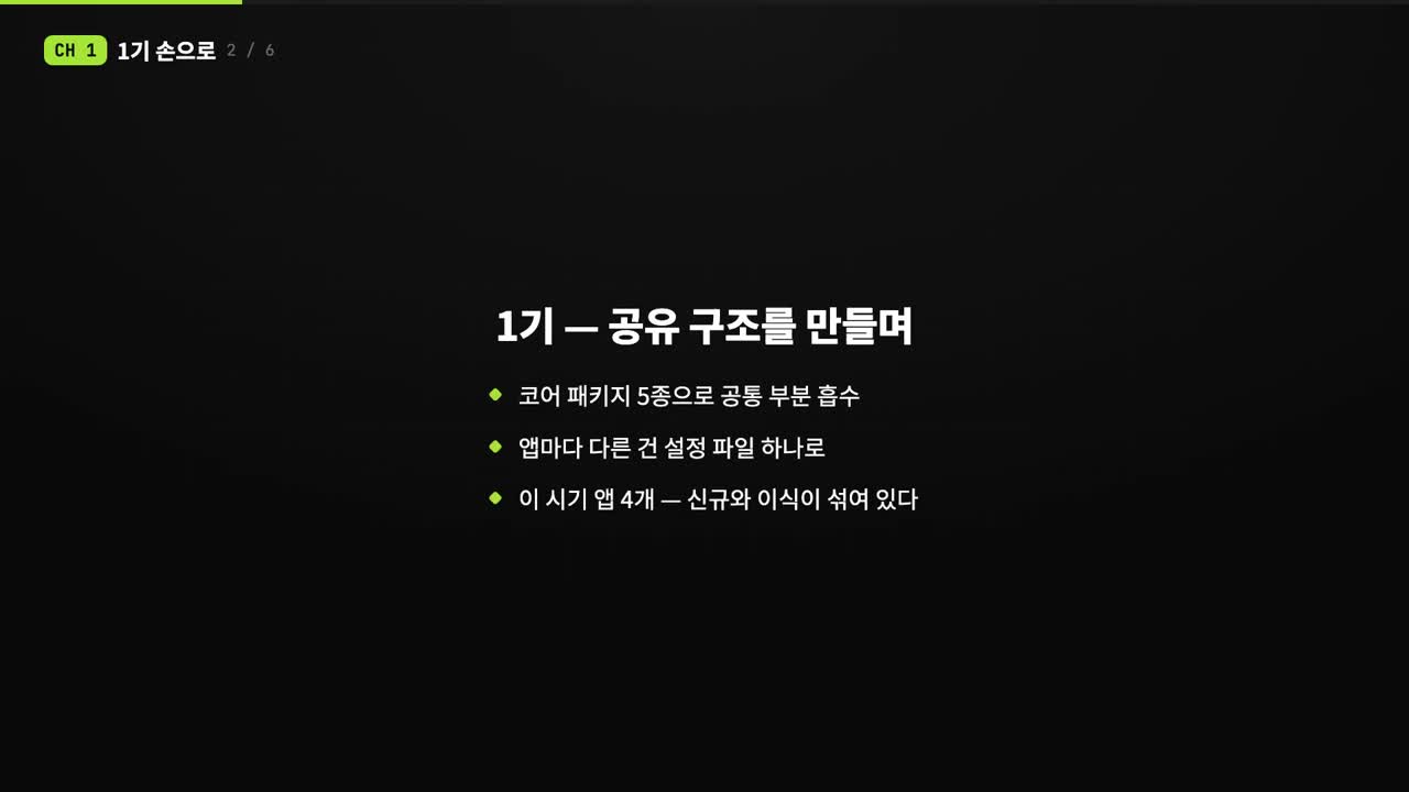 앱 공장 1기의 공유 구조 설명 화면