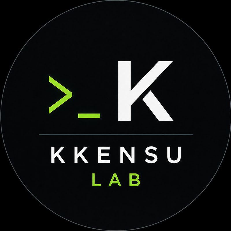 KKENSU LAB 터미널 K 로고